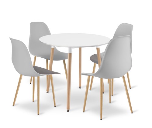 Ensemble table ronde kami - ronde,