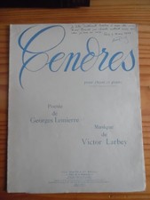PARTITION VICTOR LARBAY POESIE