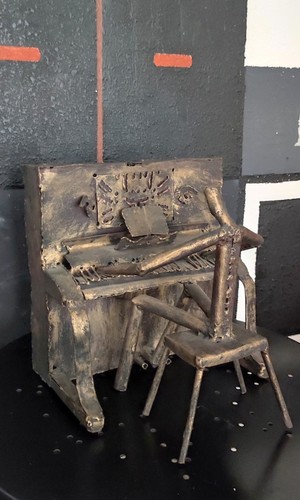 Rare sculpture métal de - rare, en