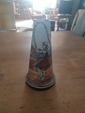 CIBOURE - VASE À DÉCOR TOURNANT BASQUE  FISHER - MOREAU - H : 10,7 cm