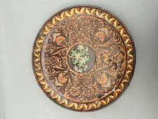 Ancien grand plat mural en