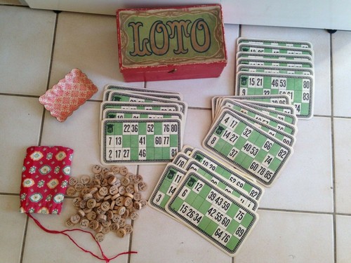 Ancien jeux de loto - ♦,