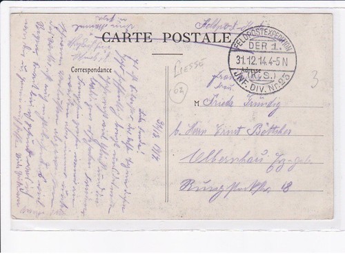 Cachet feldpostexpedition der - cachet:,