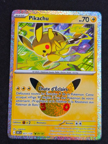 Carte pokémon pikachu 30 - pokémon, 29/30