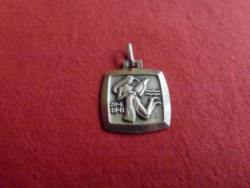 Medaille argent massif - argent,