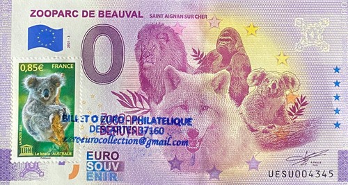 Billet euro philathelique - 0,