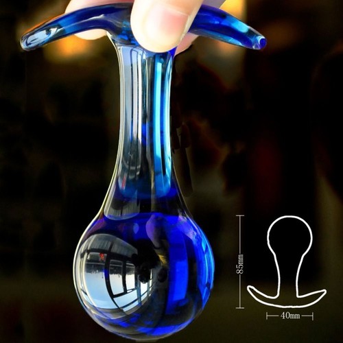 Crystal-Glass-Butt-Plug-Dildo-