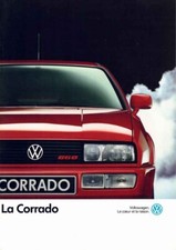 Catalogue Brochure VW Corrado 01/1991 Belgique en français