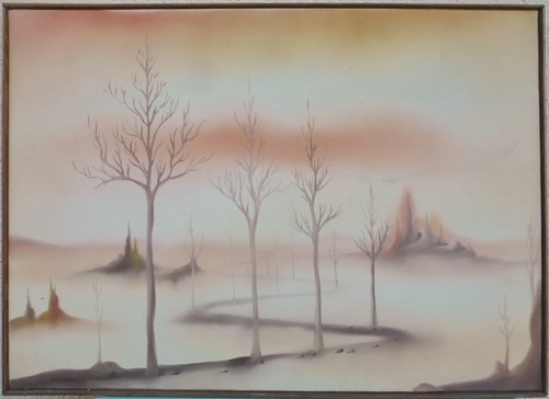 Tableau simon huile s - tableau,