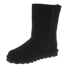 BEARPAW Elle Short Bottes D'Hiver Pour Femmes En Laine D'Agneau 1962W Noir II