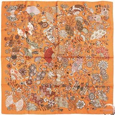 VINTAGE HERMES Silk Scarf