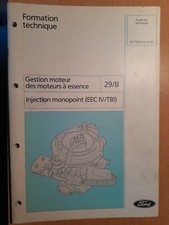 Ford : documentation atelier injection monopoint EEC IV / TBI - 1996 CG7562