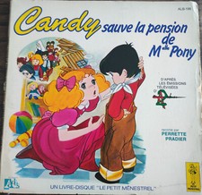 Livre disque 45 tours Candy sauve la Pension de Mlle Pony  Le Petit Menestrel 