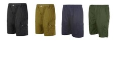 Shorts Cargo En Coton Pur Pour Hommes, Taille Moyenne (042)