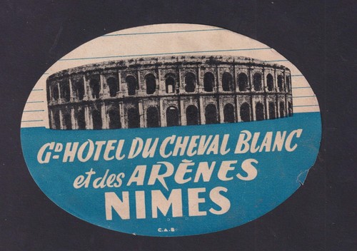 Ancienne étiquette bagage - ,