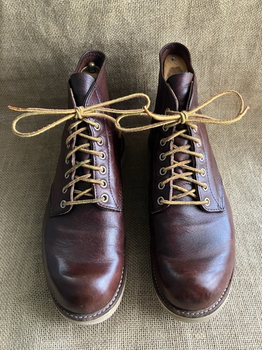 Red wing 8196 briar - oil, slick