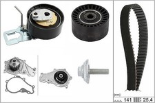 Pompe à eau INA + jeu de courroies dentées entre autres pour CITROËN, DS, FORD