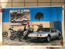 ANCIENNE AFFICHE GARAGE RENAULT ALPINE A310 V6 99 X 62CM