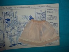 bleuette : jupon nylon 1955/56