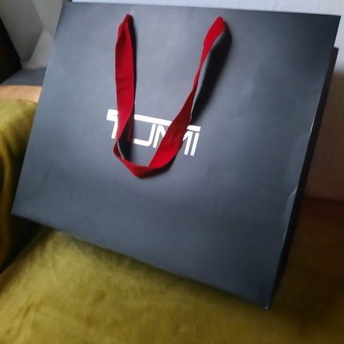 Sac shopping papier tumi - papier, noir