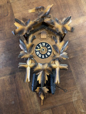 ANCIEN COUCOU EN BOIS, FORÊT NOIRE,  MADE IN GERMANY, A RESTAURER