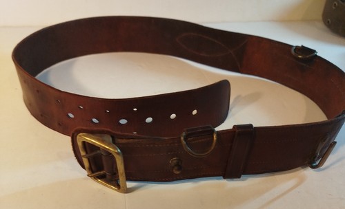 Ceinturon cuir ww1 ww2 - cuir,
