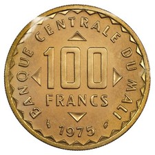 Mali - 100 francs 1975 ESSAI -