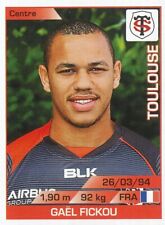 258 GAEL FICKOU # STADE TOULOUSAIN TOP 14 STICKER PANINI RUGBY 2016