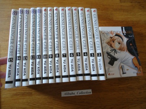 Lot manga gunslinger - manga, girl