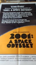 AFFICHE CINEMA - 2001 : A SPACE ODYSSEY (KUBRICK) ORIGINAL U.S. POSTER