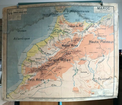 Carte affiche scolaire - affiche, vidal