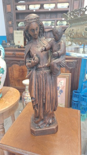 Statue vierge enfant - statue,