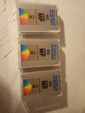  Lot 3 Cassettes  KONICA SUPER MP 60 CAMÉSCOPE 8MM Video 8 