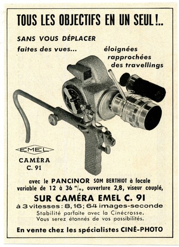 1954 caméra c91 emel - 1954,