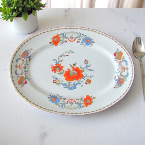 Limoges raynaud plat ovale - ovale, en