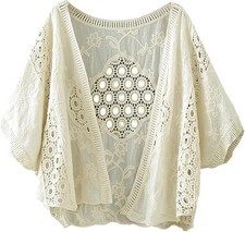 Cardigan Femme Crochet