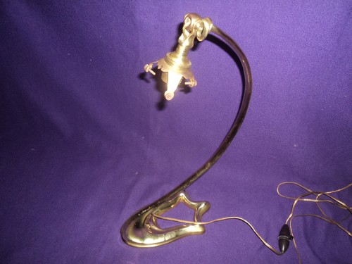 Ancien pied lampe bronze - pied,