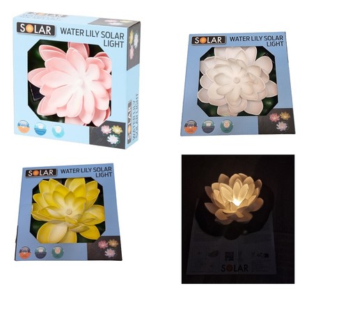 Solaire nénuphar lampe - solaire,