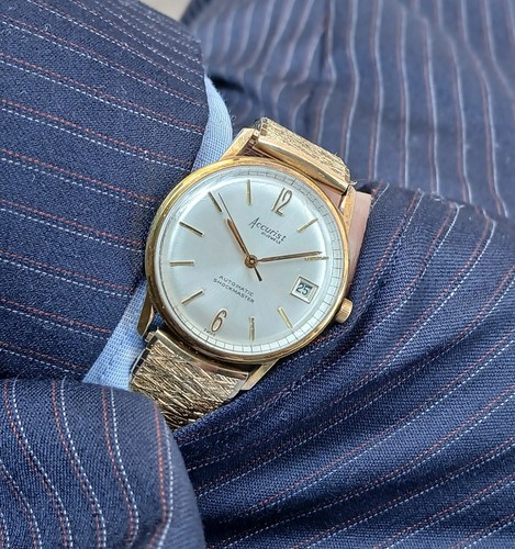 Vintage watch accurist british - watch,