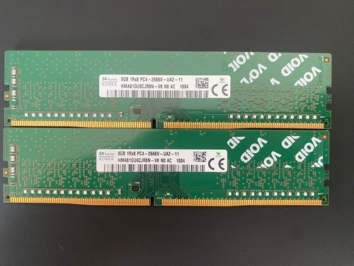 Lot 8gb ram hynix ddr4 - 2x,