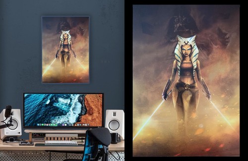 Star wars ashoka poster - wars,