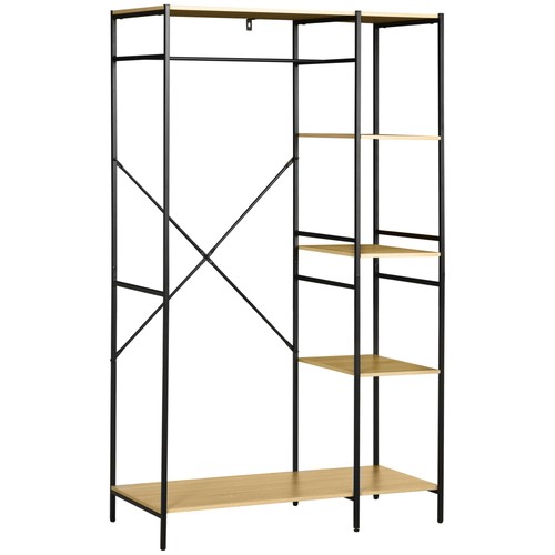 Homcom penderie 100x46x170 - penderie, 100x46x170.5cm