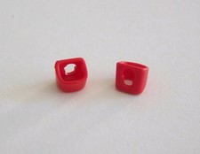 PLAYMOBIL (0252) Lot 2 Attaches Etuis Rouge pour Ceinture ou Bandoulière