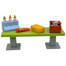 Playmobil lot table vert