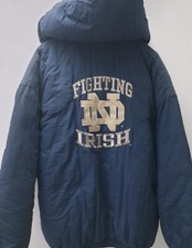Doudoune Weather Jacket Vintage NCAA Notre Dame Starter XL
