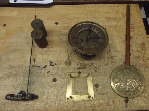 Antique gustav becker weighted - antique,