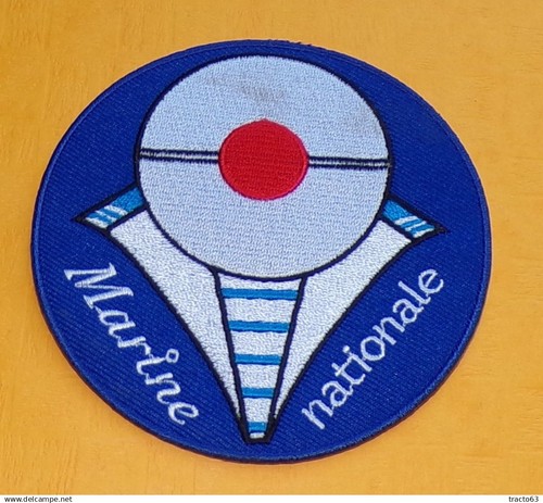 Tissu patch marine nationale - patch, :