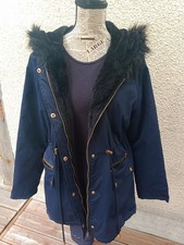 Shein Manteau Parka Chaud À Capuche L 40 42