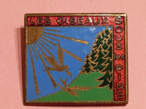 Insigne émaillé militaire - émaillé, ou