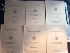 Numismatique Rare 6 Numismatic Notes and Monographs American  Numismatic